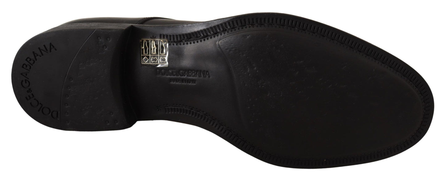 Chaussures habillées Richelieu Dolce & Gabbana en cuir noir pour homme