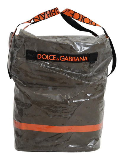 Sac fourre-tout Dolce & Gabbana en coton vert pour homme, grande taille