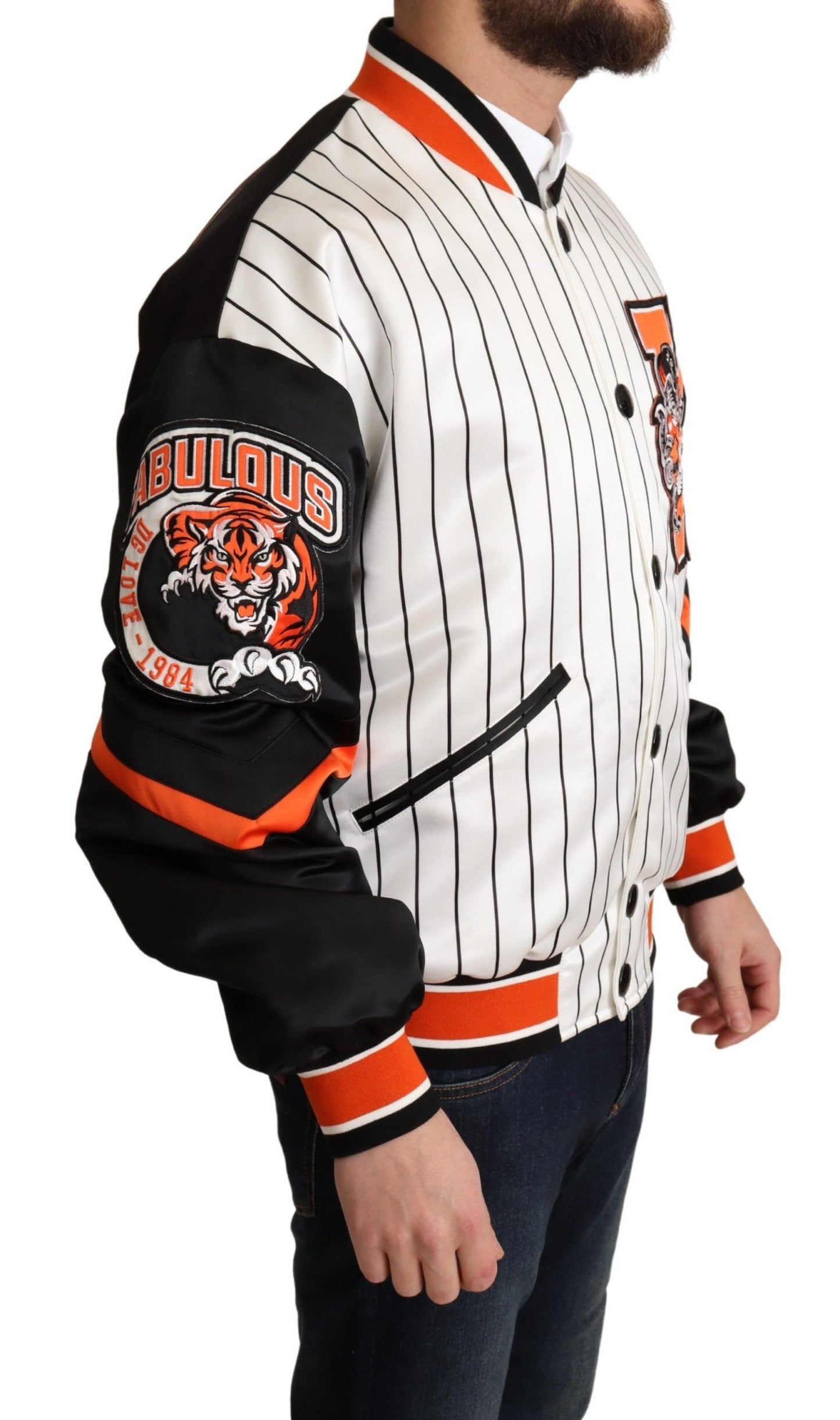 Blouson Dolce & Gabbana King à logo multicolore #DGMILLENNIALS