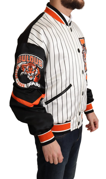 Blouson Dolce & Gabbana King à logo multicolore #DGMILLENNIALS