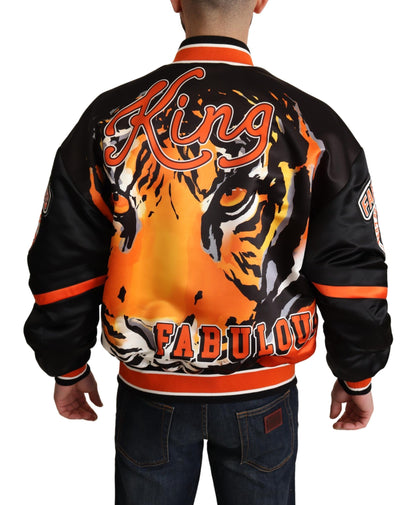 Blouson Dolce & Gabbana King à logo multicolore #DGMILLENNIALS