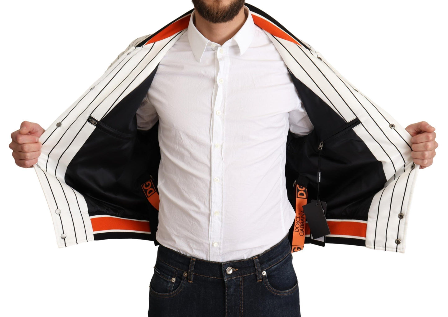 Blouson Dolce & Gabbana King à logo multicolore #DGMILLENNIALS