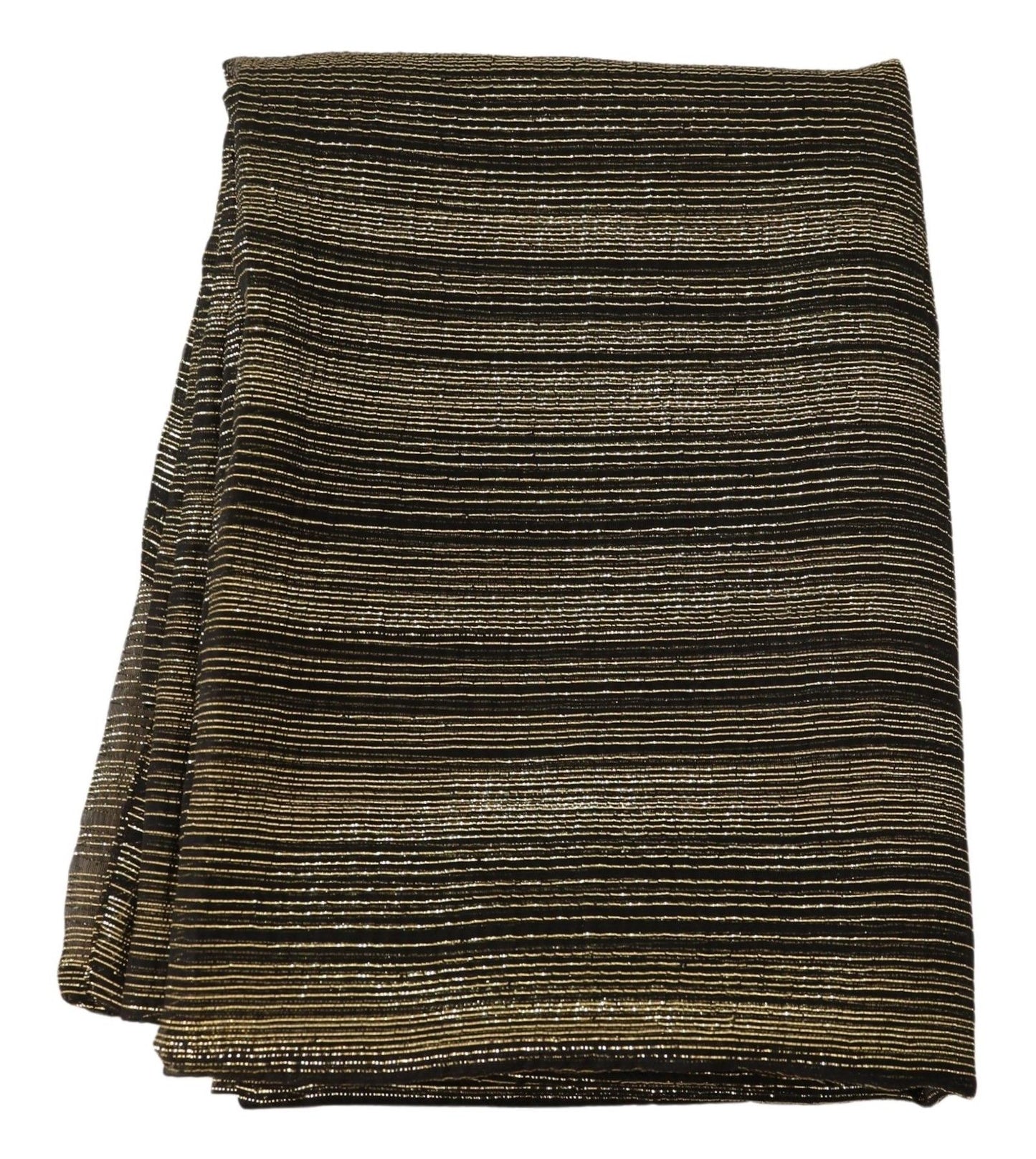 Écharpe/Châle Dolce & Gabbana en Soie Stretch Dorée Métallisée