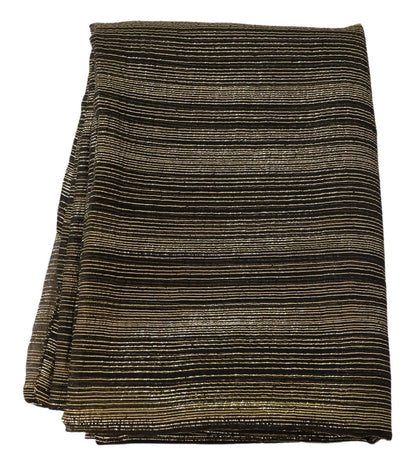 Écharpe/Châle Dolce & Gabbana en Soie Stretch Dorée Métallisée