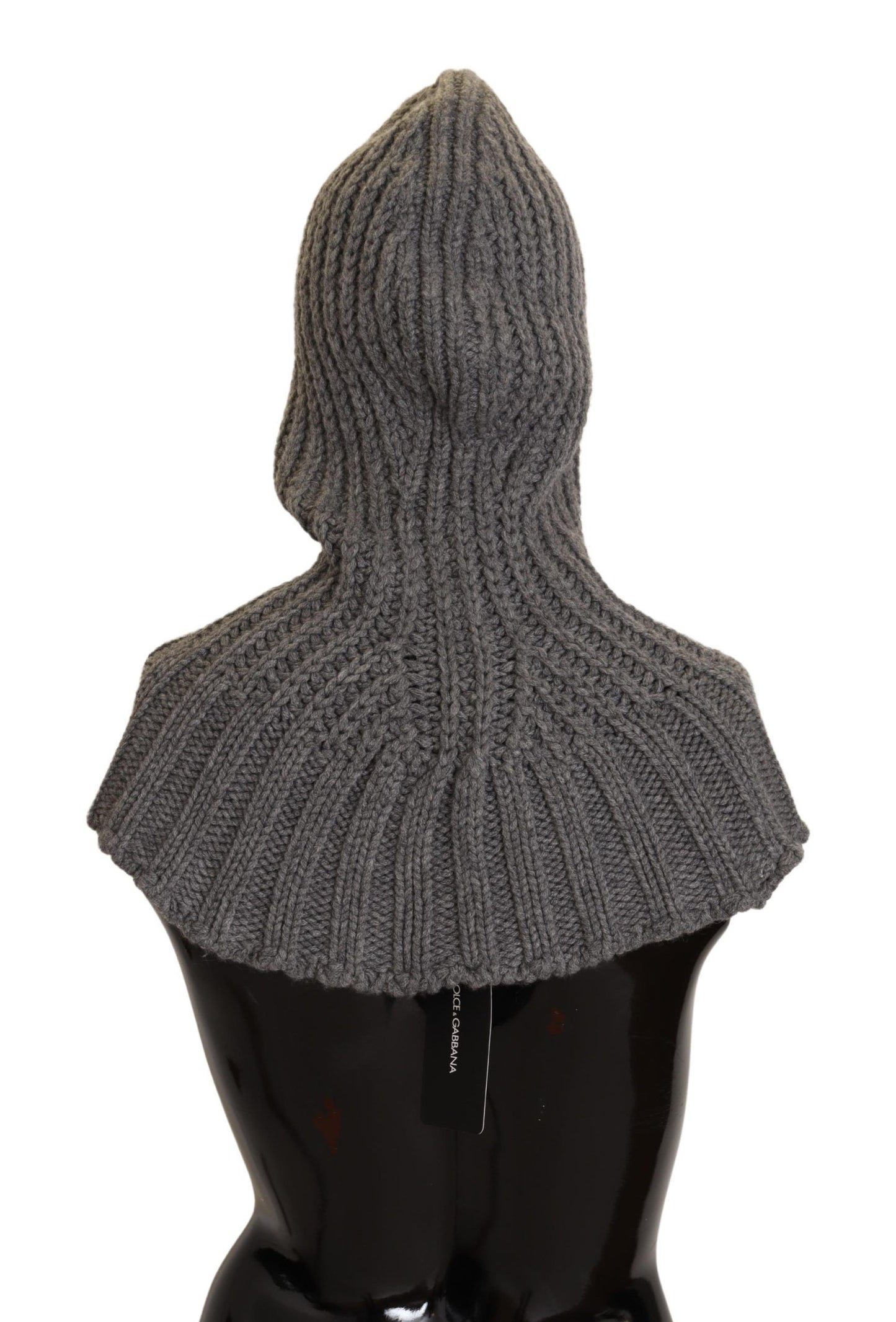 Écharpe-cache-cœur en cachemire tricoté 100 % gris Dolce & Gabbana, taille unique