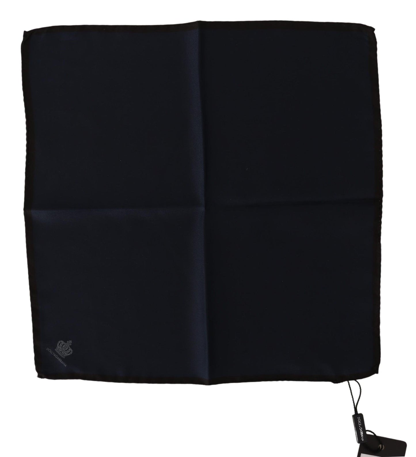Foulard carré noir en soie 100 % Dolce & Gabbana