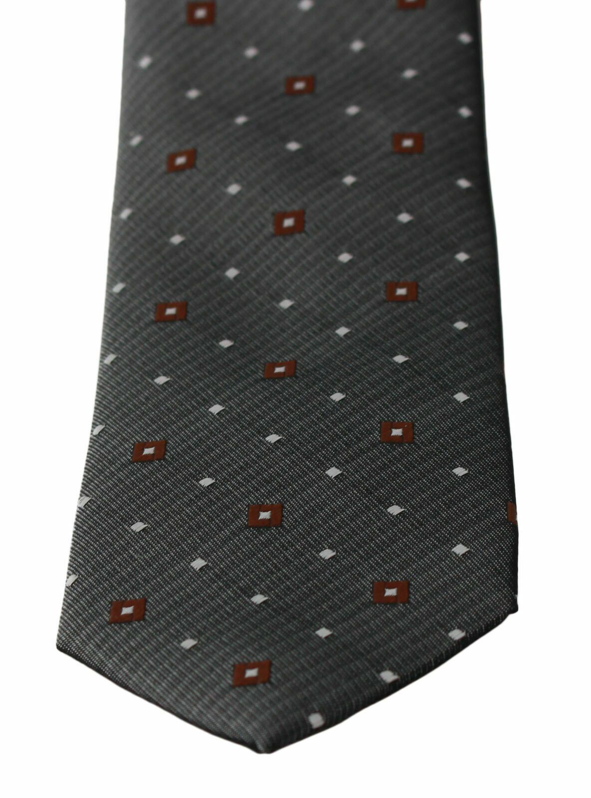 Cravate homme fine à motif grise Dolce & Gabbana