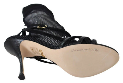 Dolce & Gabbana Bottines courtes en daim noir