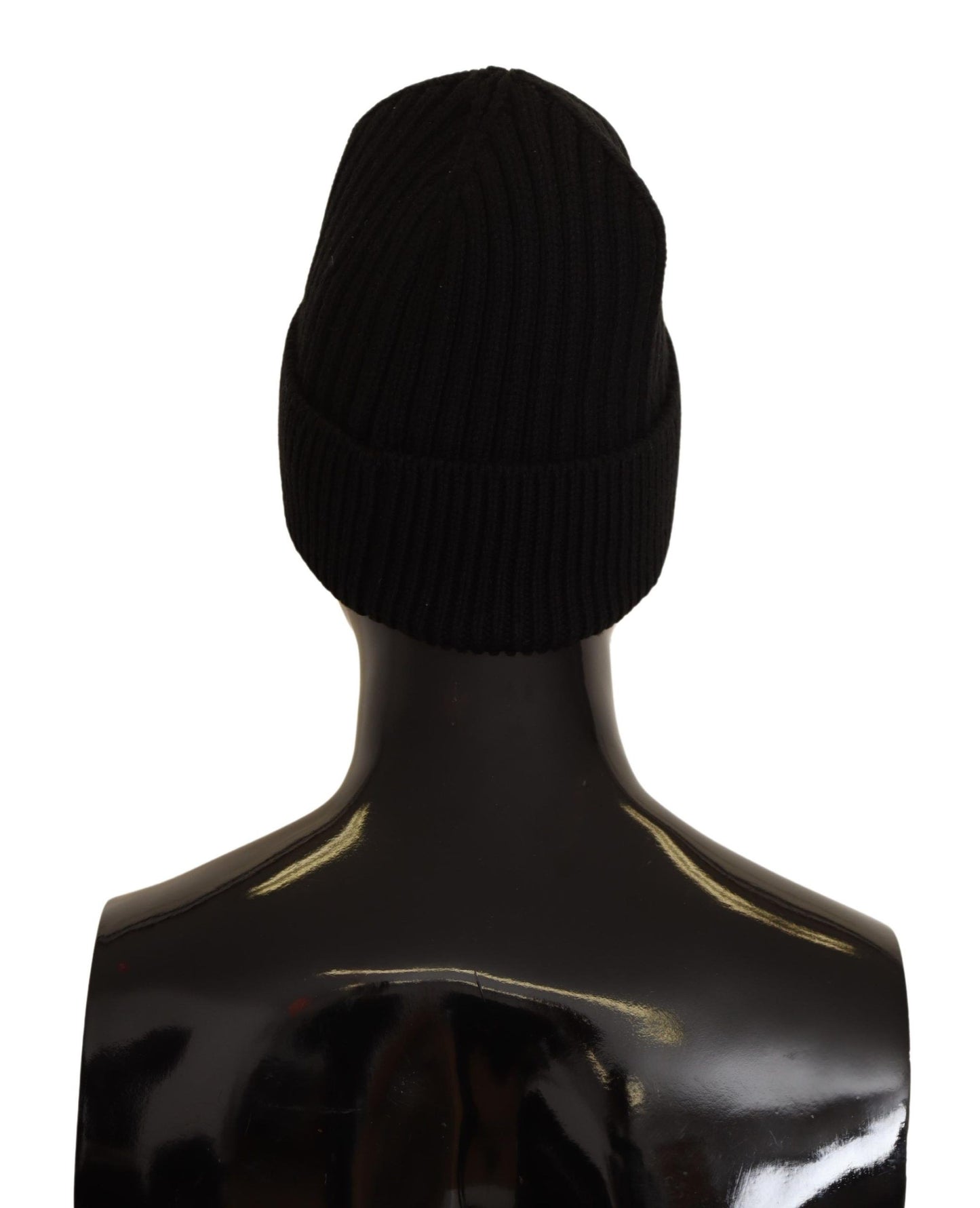 Bonnet d'hiver en laine noire pour femme Dolce & Gabbana