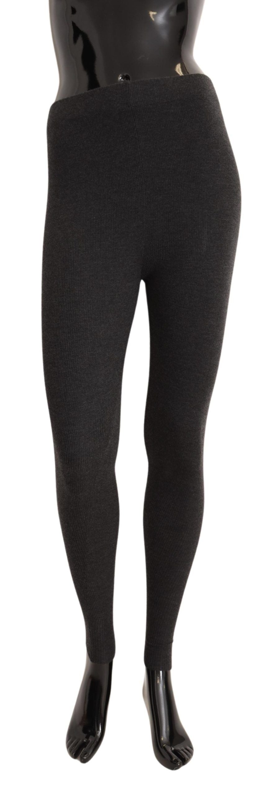 Collants-chaussettes Dolce & Gabbana gris 100 % cachemire