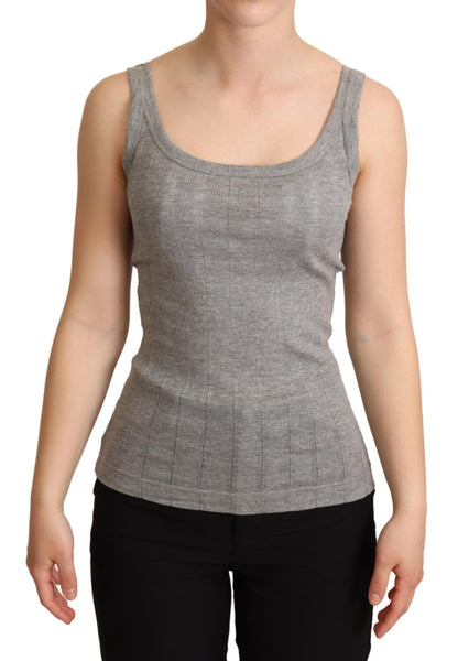Débardeur Dolce & Gabbana gris en coton modal