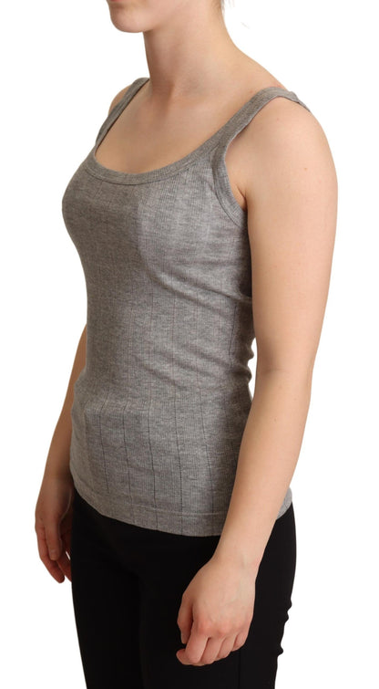 Débardeur Dolce & Gabbana gris en coton modal