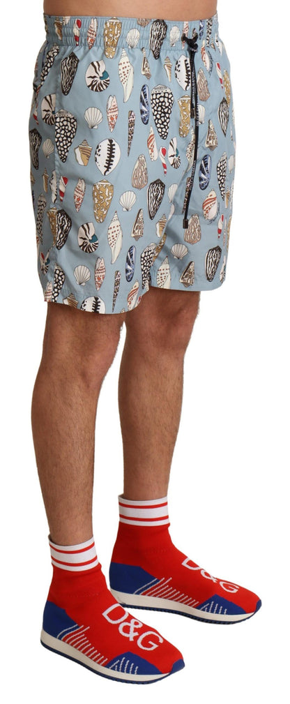 Short de bain Dolce & Gabbana Blue Seashell