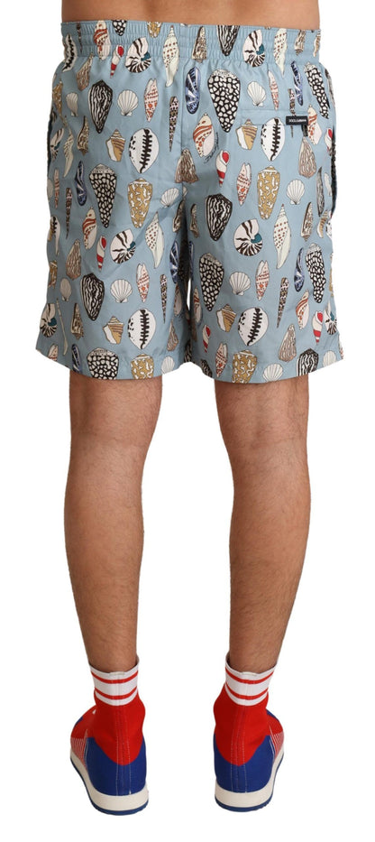 Short de bain Dolce & Gabbana Blue Seashell