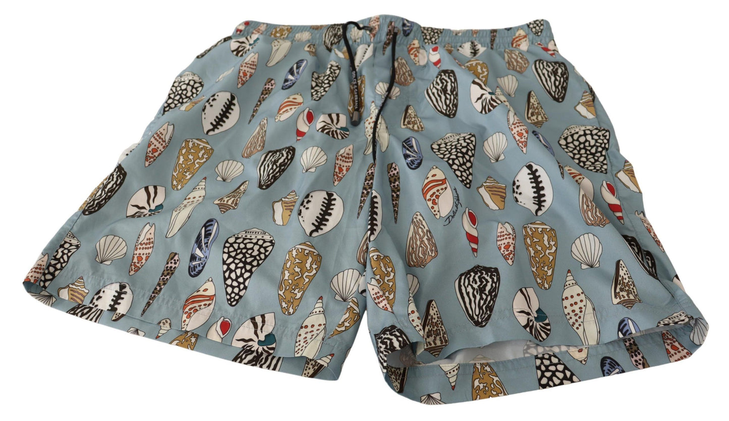 Short de bain Dolce & Gabbana Blue Seashell