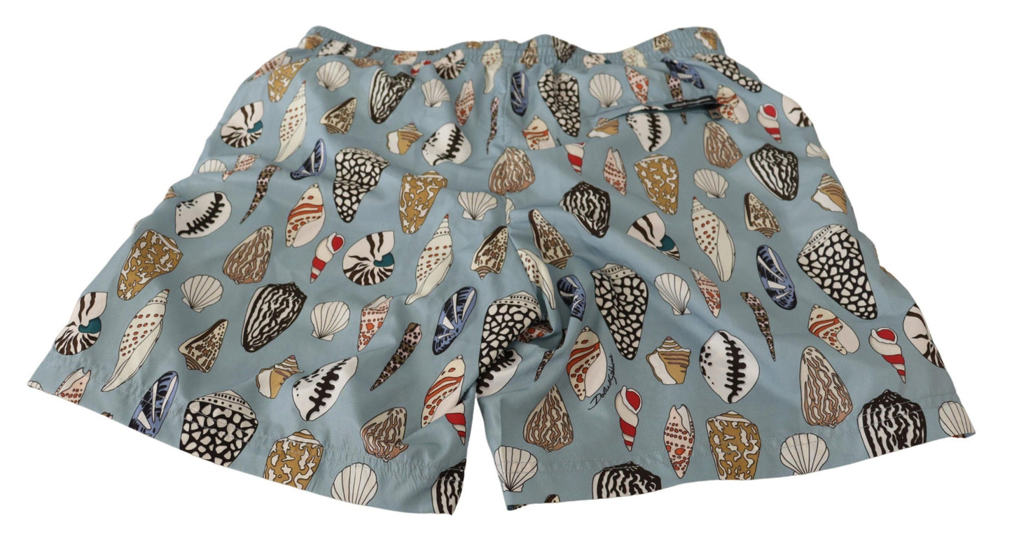 Short de bain Dolce & Gabbana Blue Seashell