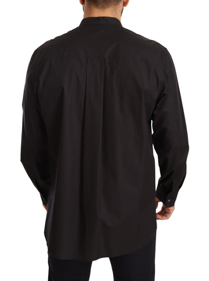 Chemise habillée Dolce & Gabbana noire 100 % coton