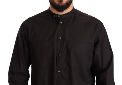 Chemise habillée Dolce & Gabbana noire 100 % coton