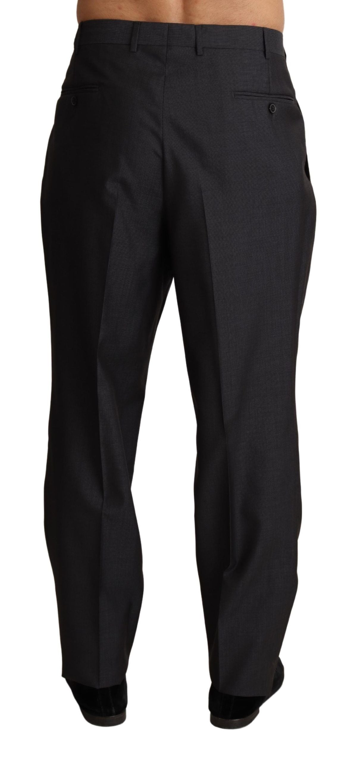 Pantalon de costume Dolce & Gabbana gris en mélange de laine