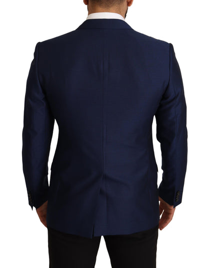 Veste ajustée Dolce & Gabbana bleu marine Blazer MARTINI
