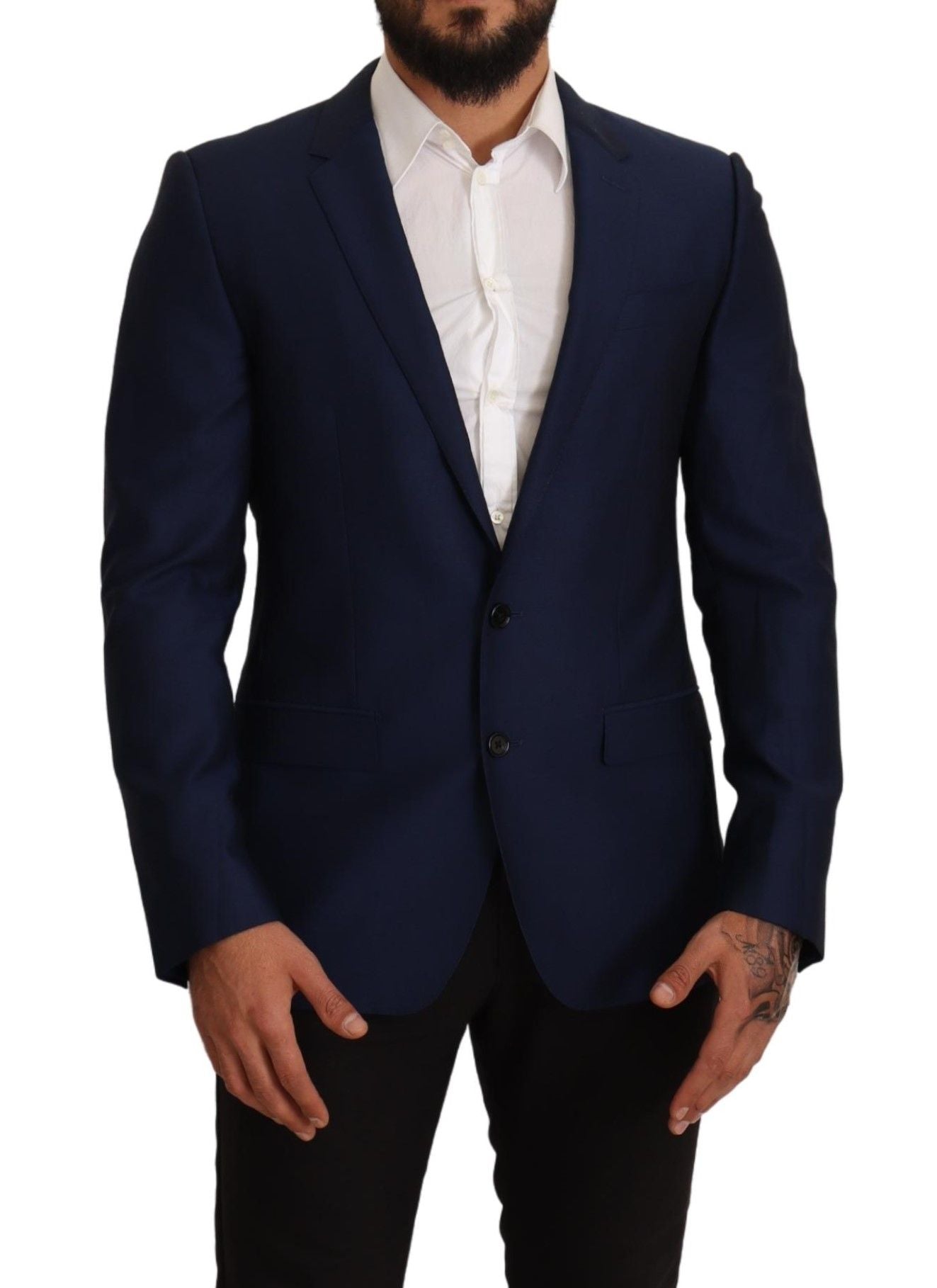 Veste ajustée Dolce & Gabbana bleu marine Blazer MARTINI