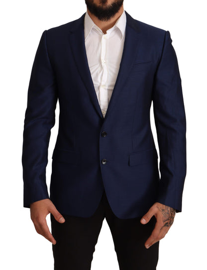 Veste ajustée Dolce & Gabbana bleu marine Blazer MARTINI
