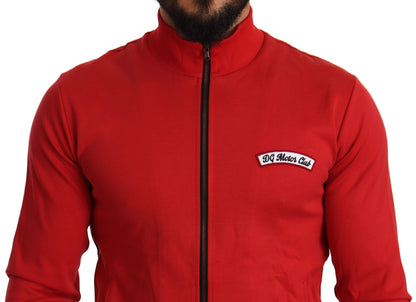 Pull extensible zippé Dolce & Gabbana DG Motor Club rouge