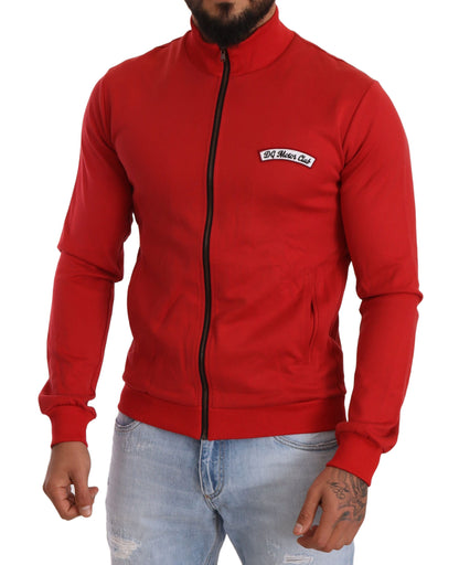 Pull extensible zippé Dolce & Gabbana DG Motor Club rouge