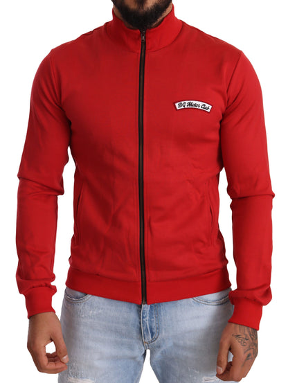 Pull extensible zippé Dolce & Gabbana DG Motor Club rouge