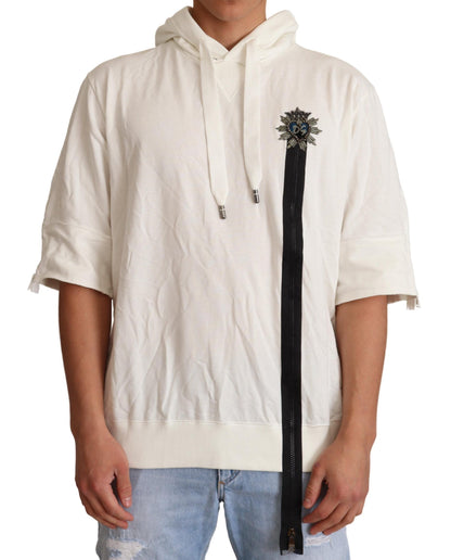 Sweat à capuche blanc édition limitée Dolce & Gabbana