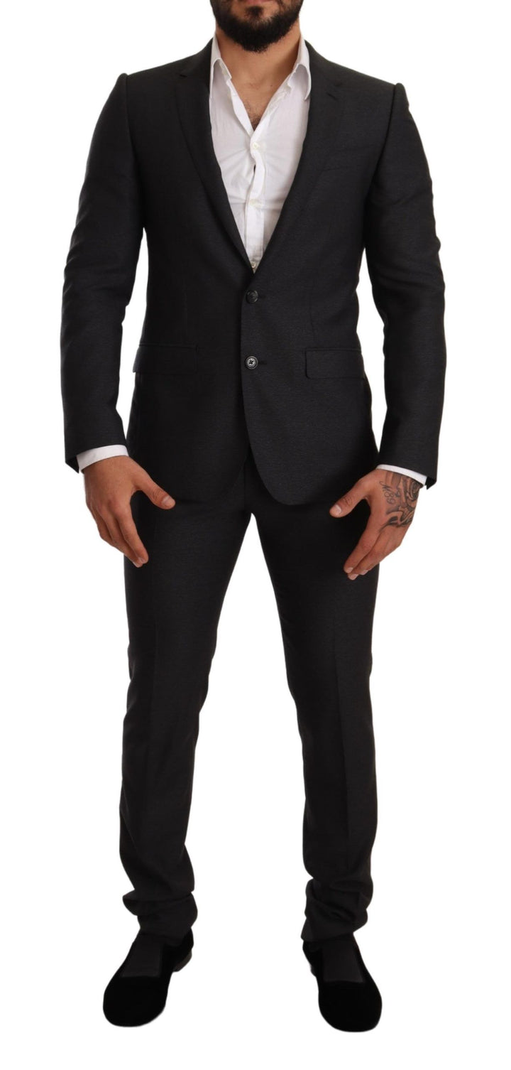 Costume Ensemble ajusté en Laine Grise MARTINI Dolce & Gabbana