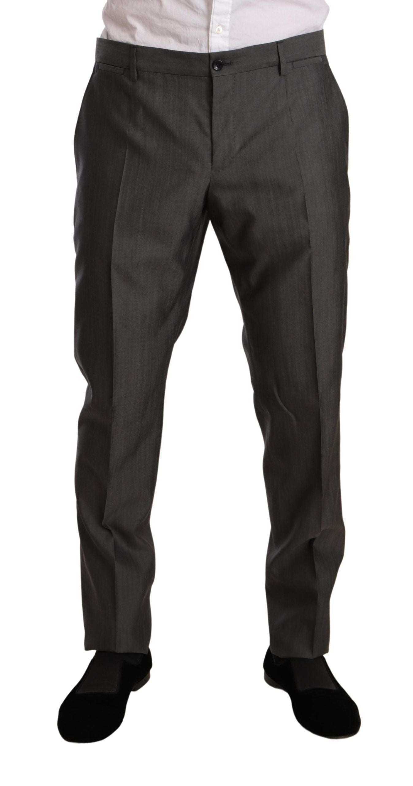 Ensemble de costume Dolce & Gabbana gris métallisé MARTINI coupe ajustée
