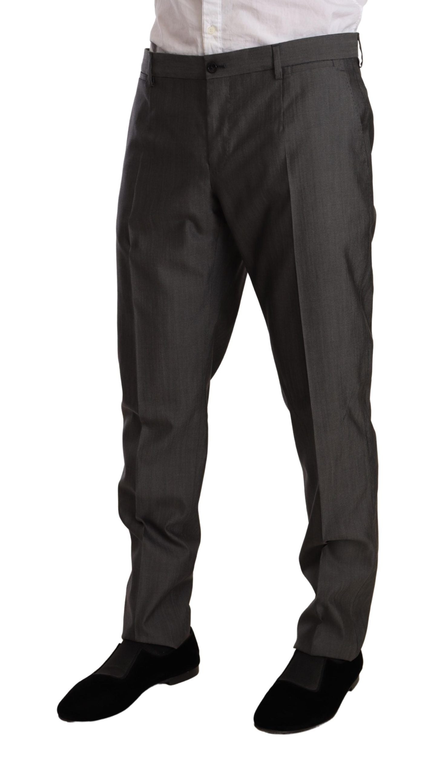 Ensemble de costume Dolce & Gabbana gris métallisé MARTINI coupe ajustée