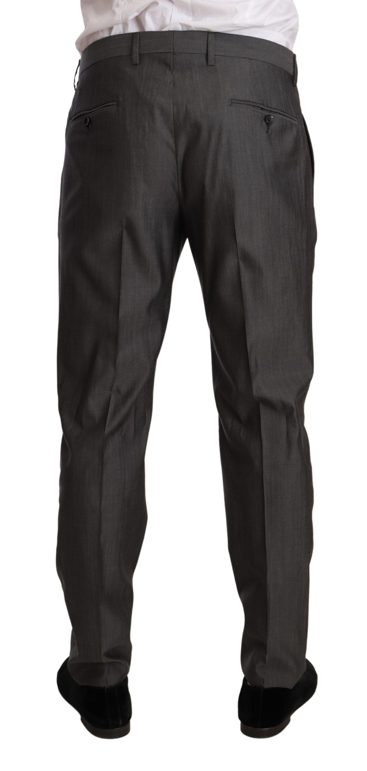 Ensemble de costume Dolce & Gabbana gris métallisé MARTINI coupe ajustée