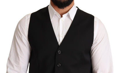 Gilet de costume Dolce & Gabbana noir