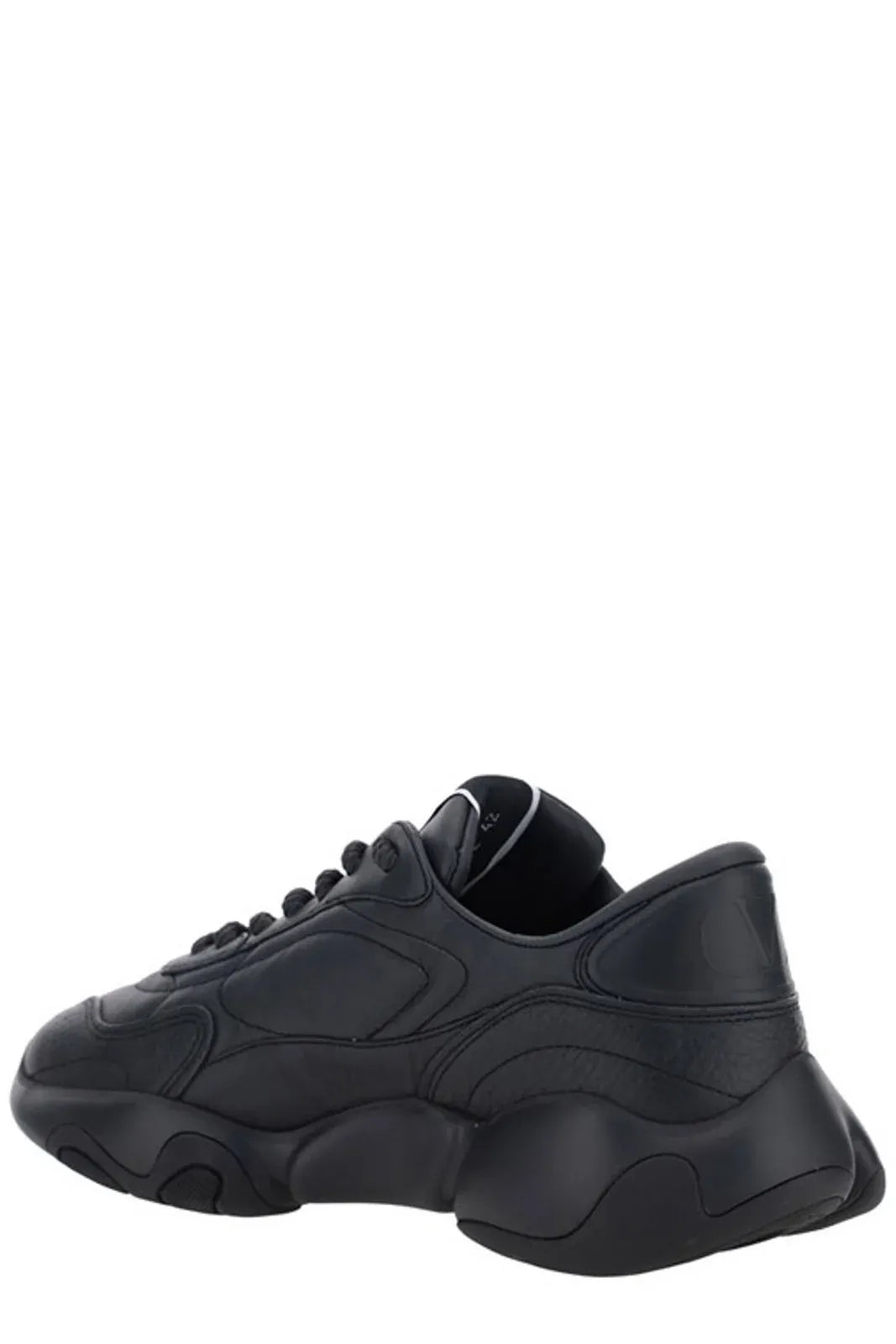 Baskets Valentino Garavani en cuir de veau noir