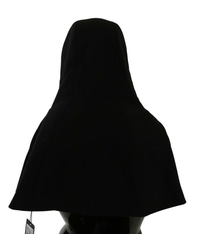 Écharpe-cagoule Dolce & Gabbana en laine noire
