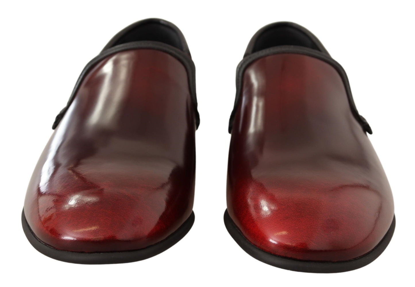 Chaussures richelieu Dolce & Gabbana en cuir verni bordeaux