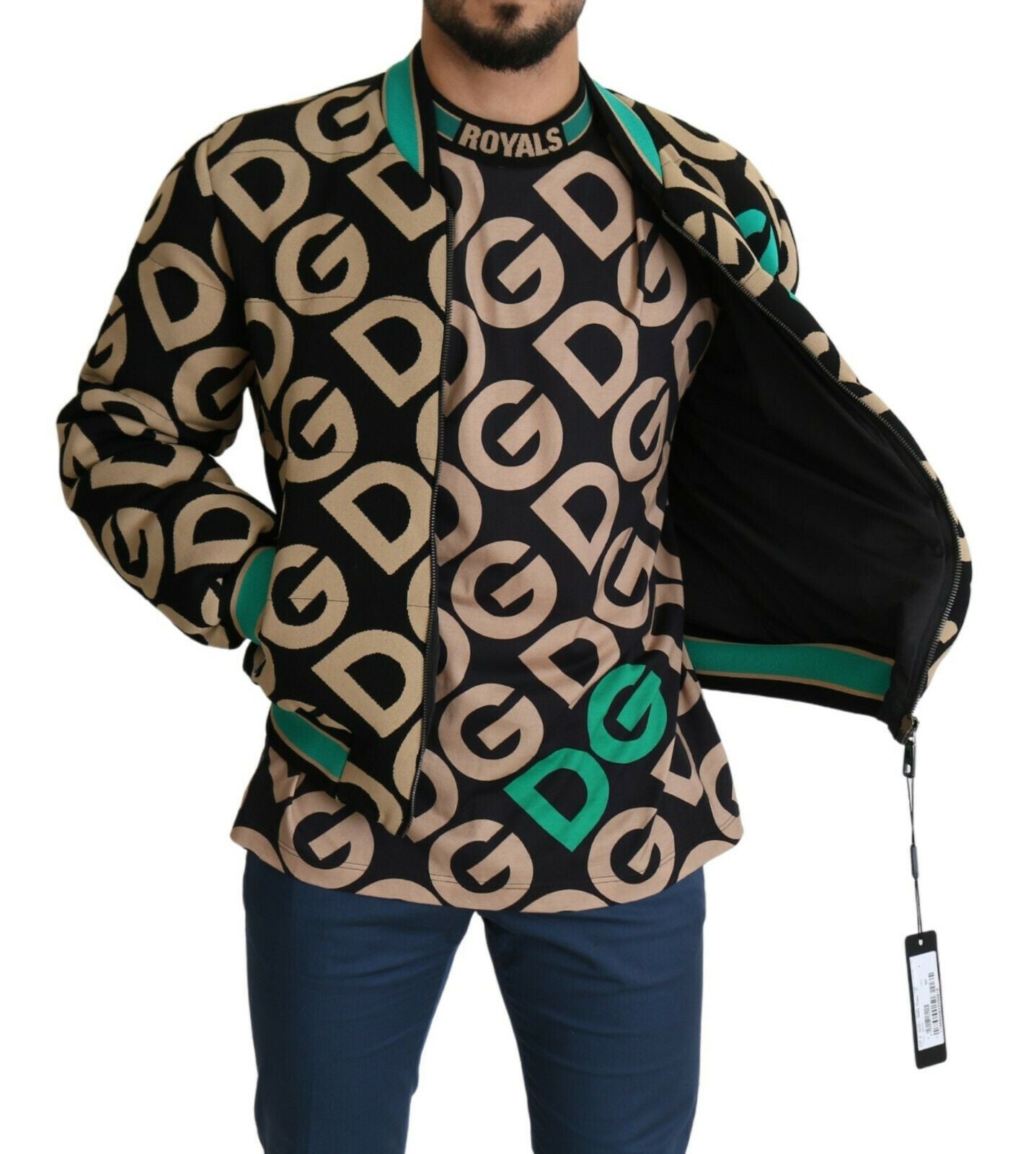 Dolce & Gabbana Blouson imprimé logo DGMILLENNIALS multicolore