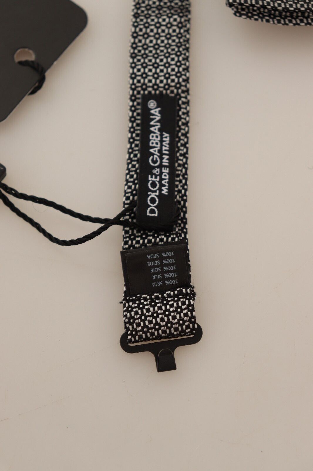 Nœud papillon papillon Dolce & Gabbana multicolore à motifs et réglable