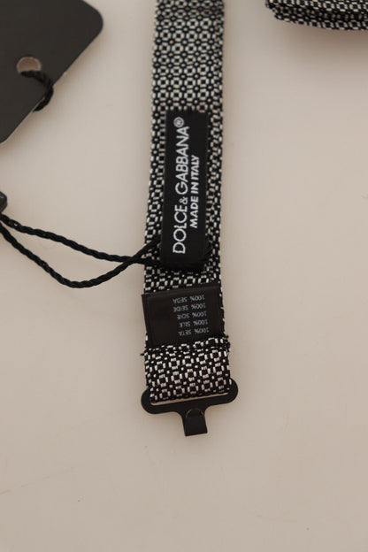 Nœud papillon papillon Dolce & Gabbana multicolore à motifs et réglable