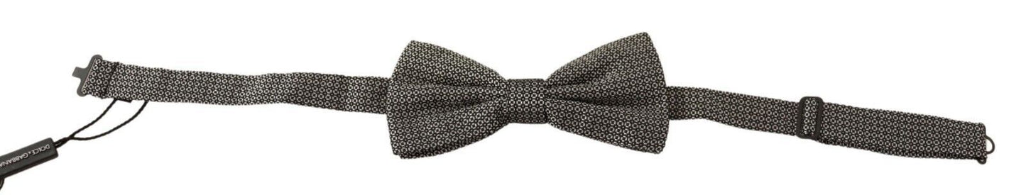 Nœud papillon papillon Dolce & Gabbana multicolore à motifs et réglable
