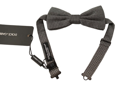 Nœud papillon papillon Dolce & Gabbana multicolore à motifs et réglable
