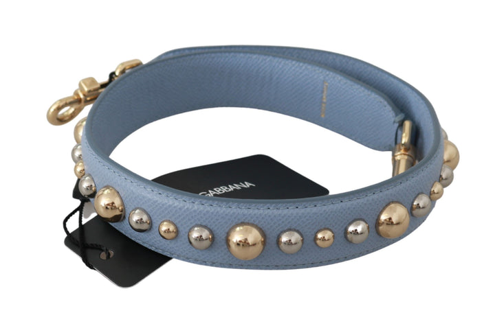 Correa de hombro de piel azul de Dolce & Gabbana para bolso/accesorio