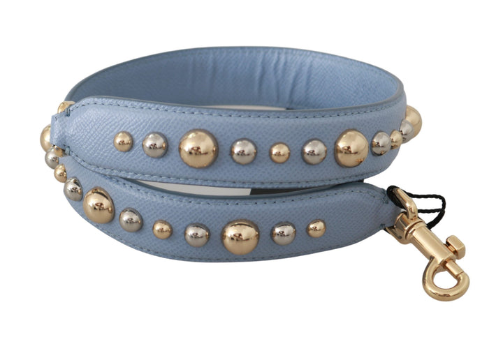 Correa de hombro de piel azul de Dolce & Gabbana para bolso/accesorio
