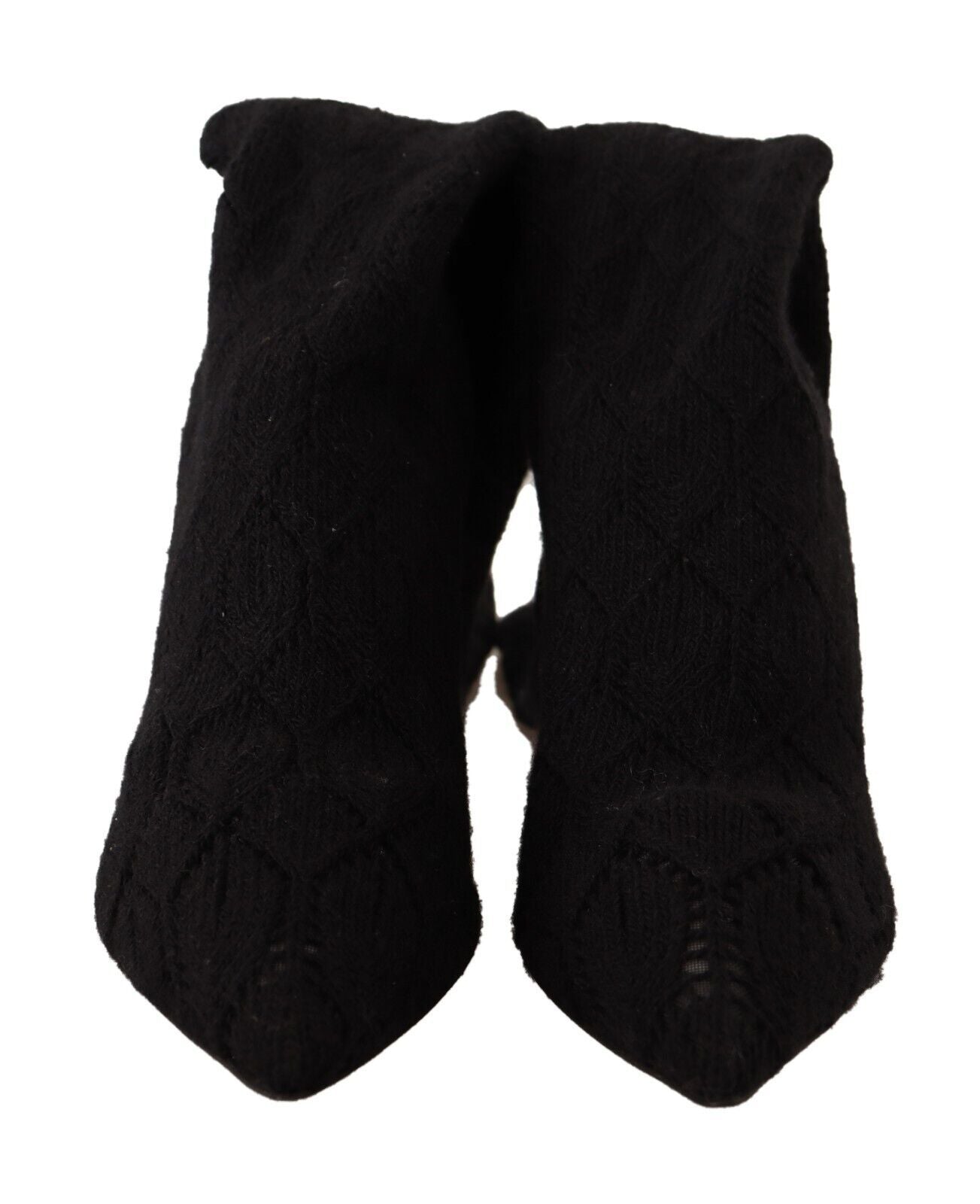 Chaussures bottines hautes Dolce & Gabbana noires extensibles