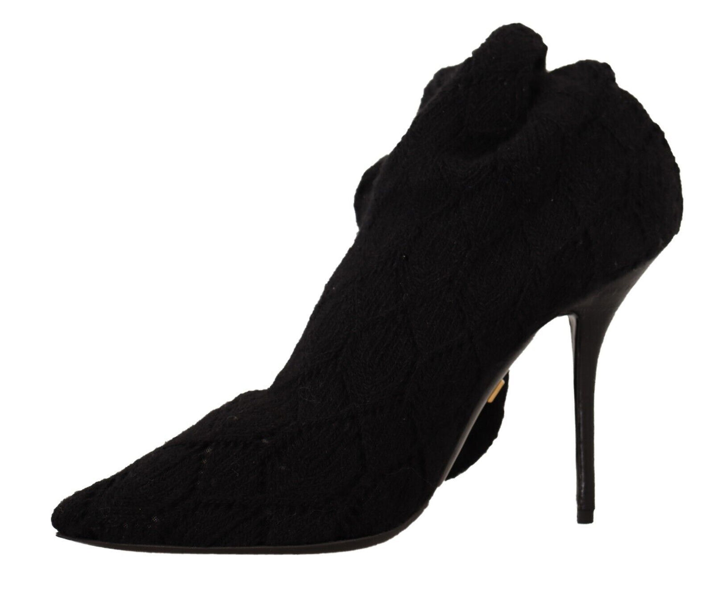 Chaussures bottines hautes Dolce & Gabbana noires extensibles