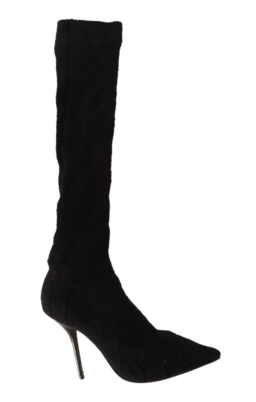 Chaussures bottines hautes Dolce & Gabbana noires extensibles