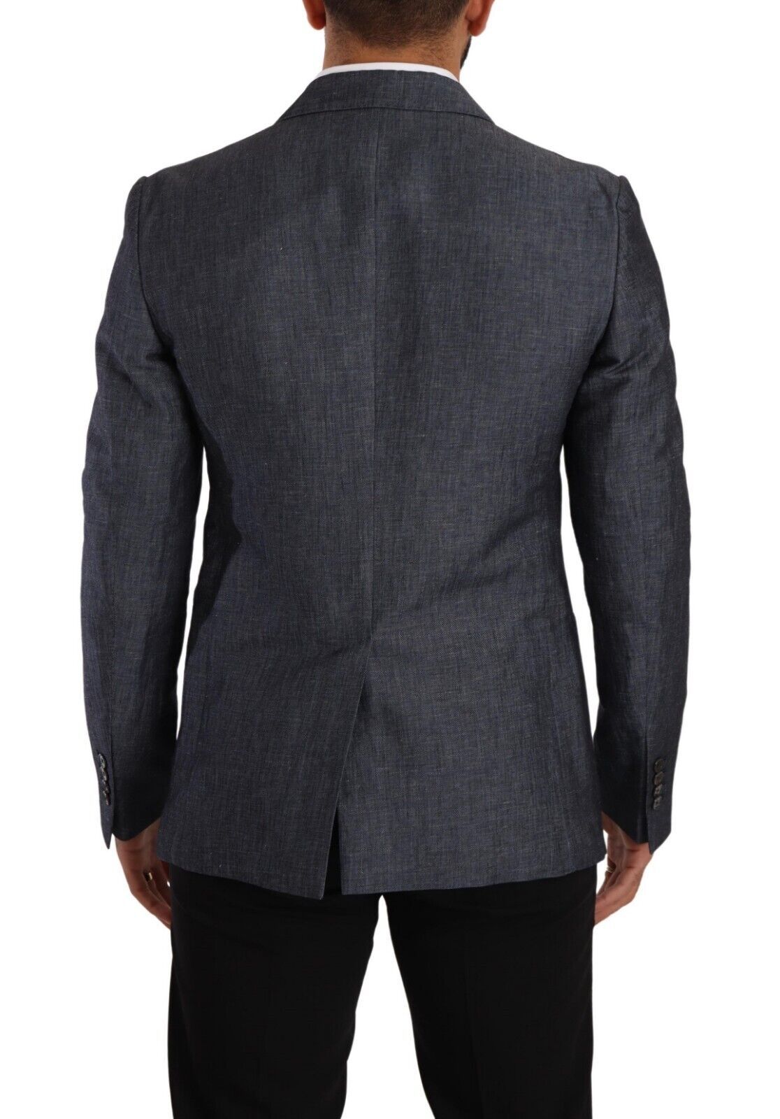 Blazer Dolce & Gabbana en Lin et Coton Bleu TAORMINA
