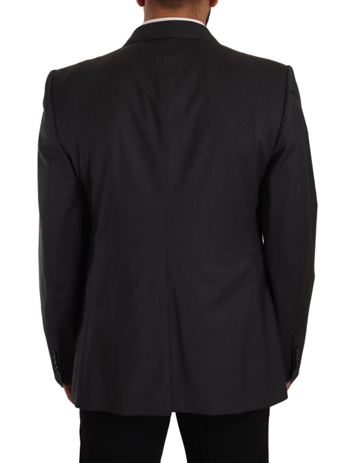 Blazer SICILIA de dos piezas cruzado gris de Dolce & Gabbana